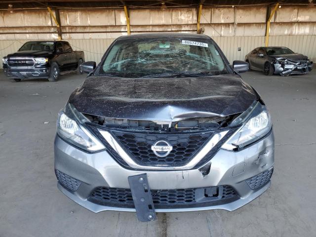 3N1AB7AP0KY343146 - 2019 NISSAN SENTRA S GRAY photo 5