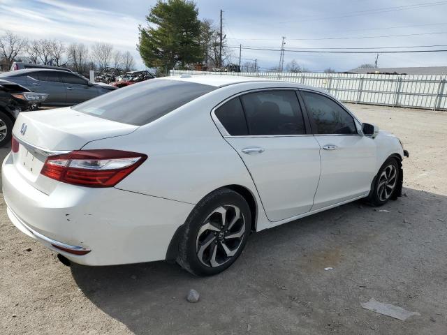 1HGCR2F86HA098308 - 2017 HONDA ACCORD EXL WHITE photo 3