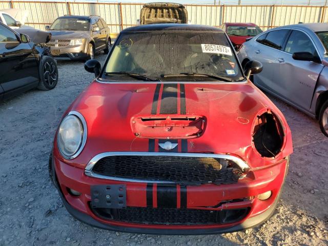 WMWSV3C56DT477276 - 2013 MINI COOPER S RED photo 5