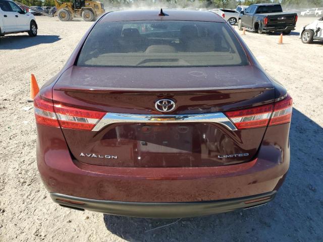 4T1BK1EB6EU117595 - 2014 TOYOTA AVALON BASE 勃艮第红 照片 6