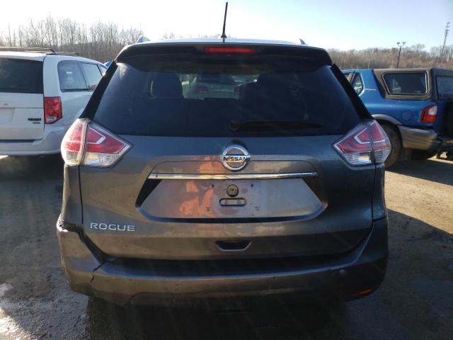 JN8AT2MT4GW015706 - 2016 NISSAN ROGUE S GRAY photo 6