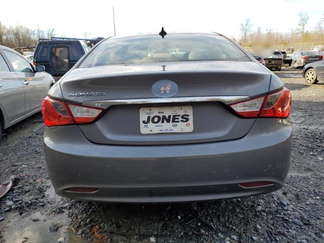 5NPEB4AC2CH369126 - 2012 HYUNDAI SONATA GLS GRAY photo 6