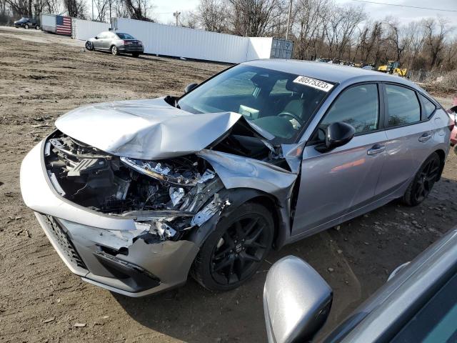 19XFL2H88NE010202 - 2022 HONDA CIVIC SPORT 银色 照片 1