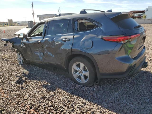 5TDBBRCH5LS503498 - 2020 TOYOTA HIGHLANDER HYBRID LE CHARCOAL photo 2