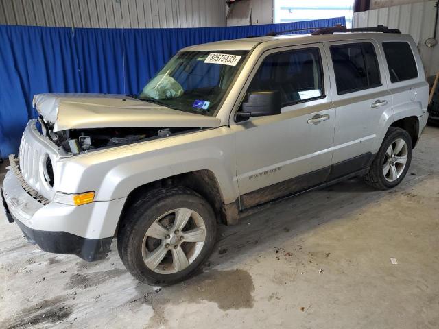 1C4NJRFB6DD222248 - 2013 JEEP PATRIOT LATITUDE SILVER photo 1