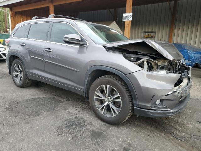 5TDJKRFH2GS338829 - 2016 TOYOTA HIGHLANDER XLE Сірий фото 4