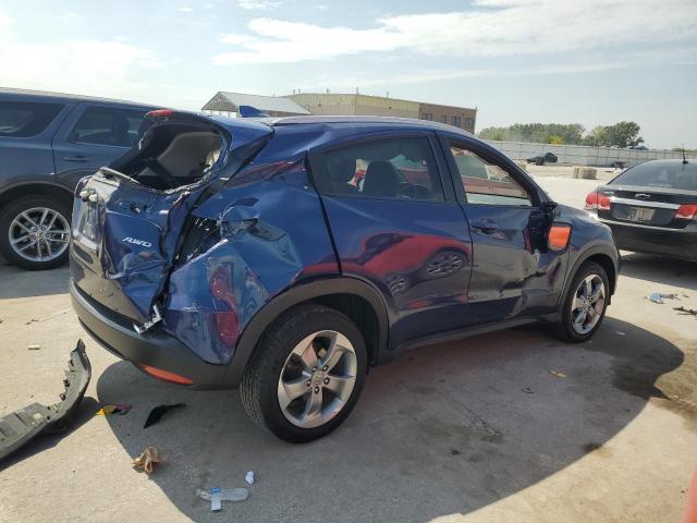 3CZRU6H79HM732128 - 2017 HONDA HR-V EXL ლურჯი ფოტო 3