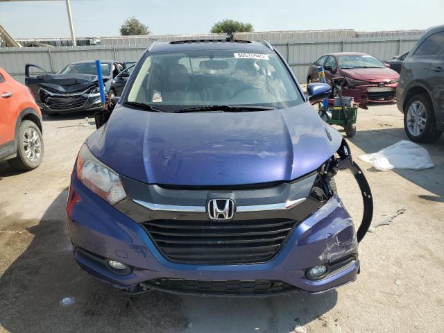 3CZRU6H79HM732128 - 2017 HONDA HR-V EXL ლურჯი ფოტო 5