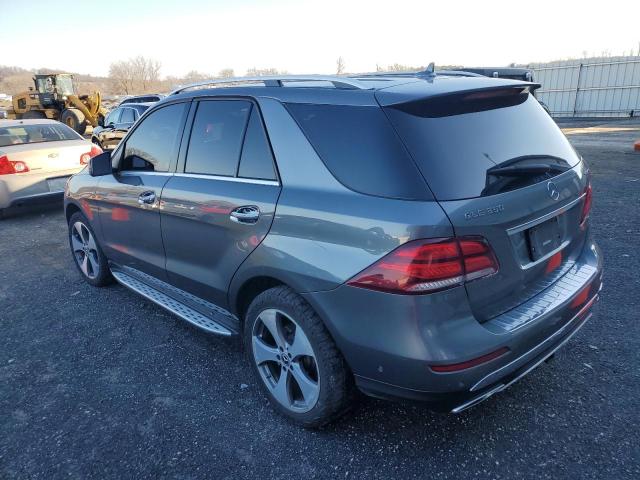 4JGDA5HB3HA911894 - 2017 MERCEDES-BENZ GLE 350 4MATIC GRAY photo 2