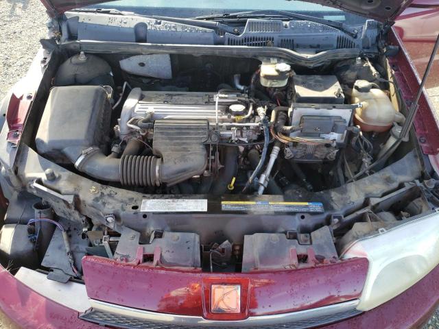 1G8AL52F24Z160015 - 2004 SATURN ION LEVEL 3 BURGUNDY photo 11