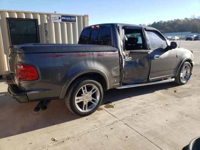 1FTRW07392KD62891 - 2002 FORD F150 SUPERCREW HARLEY DAVIDSON GRAY photo 3