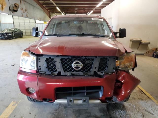 1N6AA0EC2FN505311 - 2015 NISSAN TITAN S RED photo 5