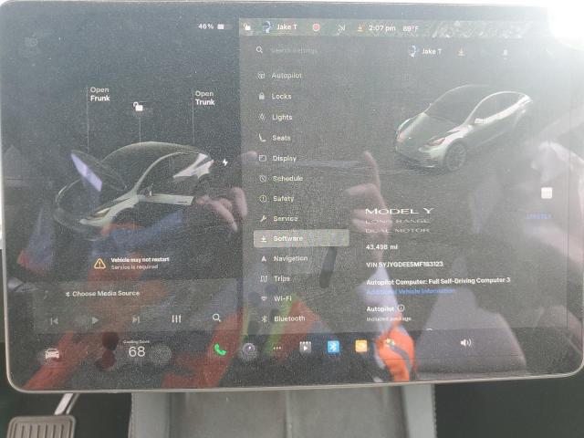 5YJYGDEE5MF183123 - 2021 TESLA MODEL Y 灰色 照片 9