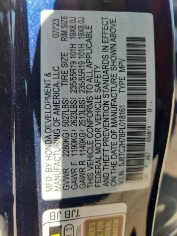 5J8TC2H78PL018161 - 2023 ACURA RDX ADVANCE BLUE photo 13