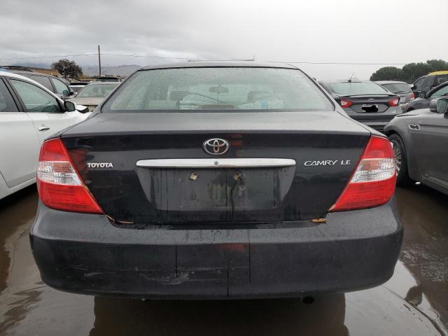 4T1BE32K54U270491 - 2004 TOYOTA CAMRY LE BLACK photo 6