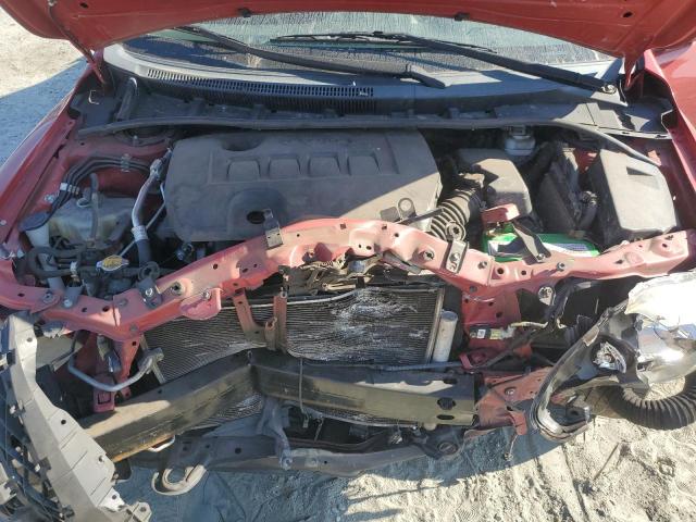 2T1BU4EE8CC870100 - 2012 TOYOTA COROLLA BASE წითელი ფოტო 11