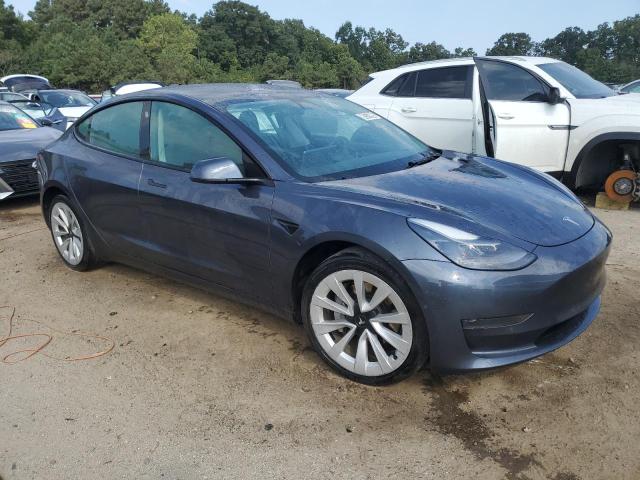 5YJ3E1EA2NF368811 - 2022 TESLA MODEL 3 GRAY photo 4