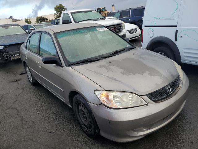 2HGES16534H511438 - 2004 HONDA CIVIC LX TAN photo 4