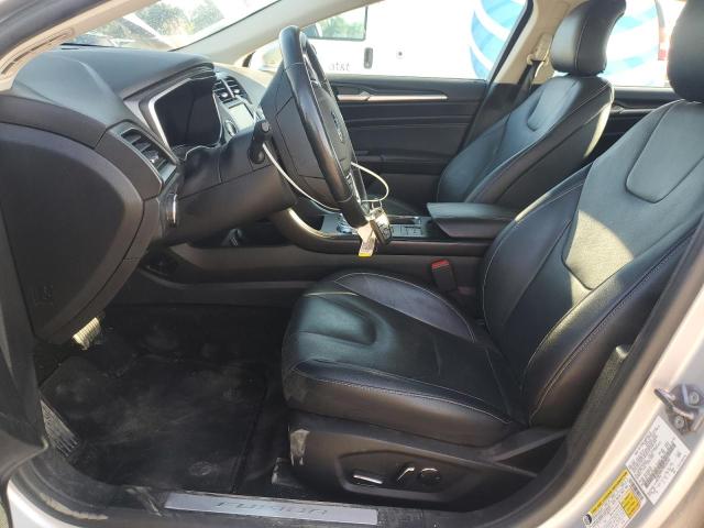 3FA6P0RU7KR262263 - 2019 FORD FUSION TITANIUM SILVER photo 7