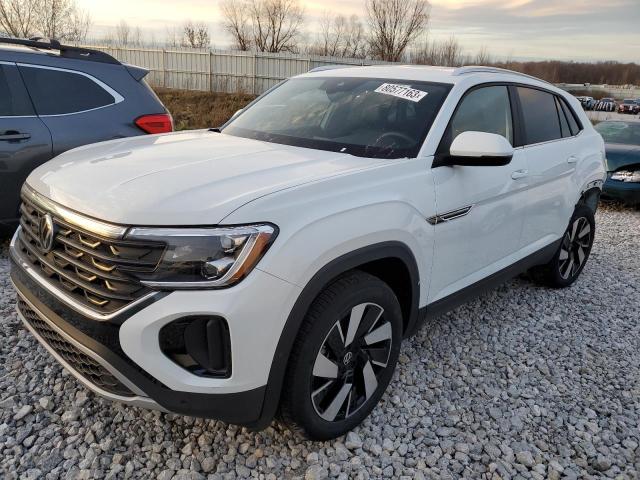 1V2HE2CA7RC202185 - 2024 VOLKSWAGEN ATLAS CROS SE WHITE photo 1