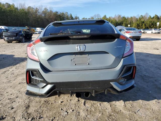 SHHFK7H49MU220800 - 2021 HONDA CIVIC SPORT GRAY photo 6