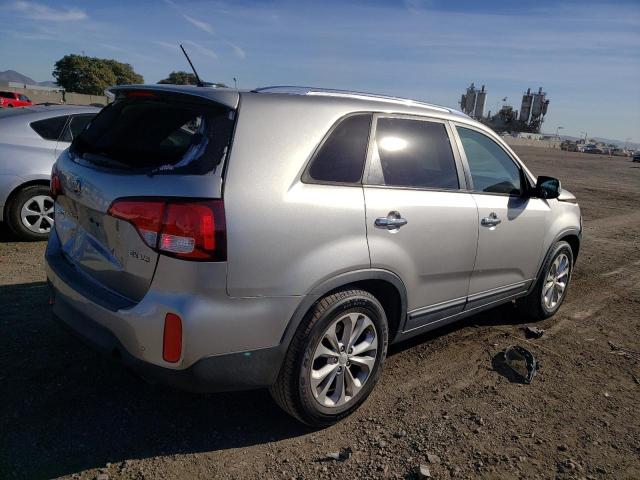 5XYKU4A74FG592456 - 2015 KIA SORENTO EX SILVER photo 3