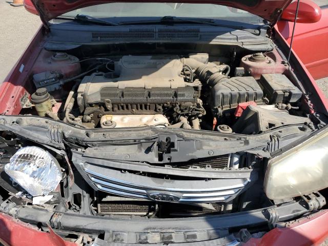 KNAFE222195622366 - 2009 KIA SPECTRA EX RED photo 11