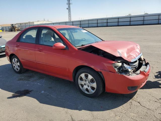 KNAFE222195622366 - 2009 KIA SPECTRA EX RED photo 4