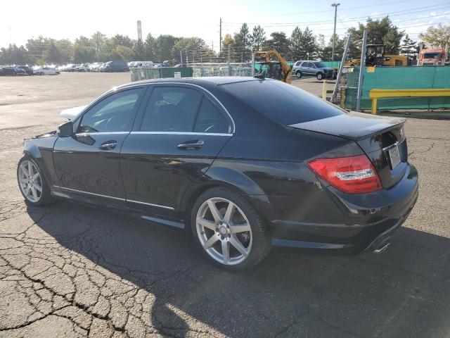 WDDGF8AB2EA958334 - 2014 MERCEDES-BENZ C 300 4MATIC BLACK photo 2