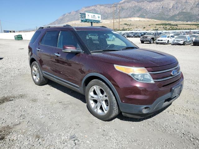 1FMHK8F82BGA70081 - 2011 FORD EXPLORER LIMITED 栗色 照片 4