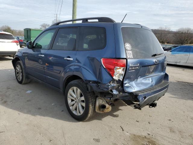 JF2SHAEC9DH418298 - 2013 SUBARU FORESTER LIMITED BLUE photo 2