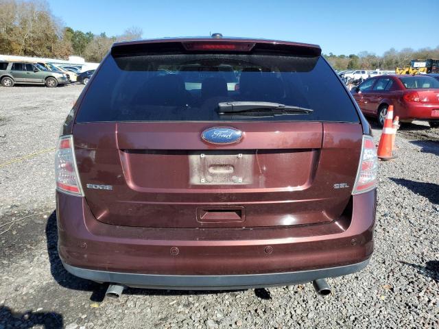 2FMDK3JC8ABB12661 - 2010 FORD EDGE SEL MAROON photo 6