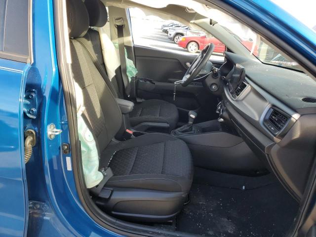 3KPA24AD8PE513666 - 2023 KIA RIO LX BLUE photo 7