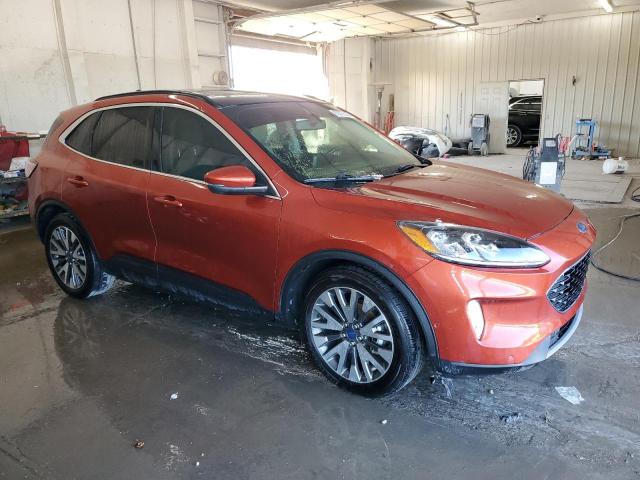 1FMCU0DZ1LUA68360 - 2020 FORD ESCAPE TITANIUM ORANGE photo 4