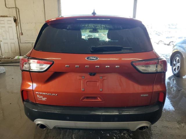 1FMCU0DZ1LUA68360 - 2020 FORD ESCAPE TITANIUM ORANGE photo 6