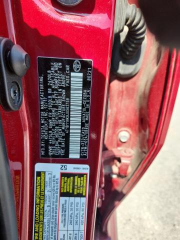 4T1B11HK9JU562759 - 2018 TOYOTA CAMRY L 红色 照片 13