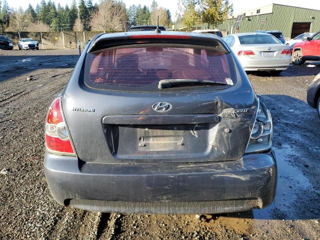 KMHCM3AC0BU196962 - 2011 HYUNDAI ACCENT GL GRAY photo 6