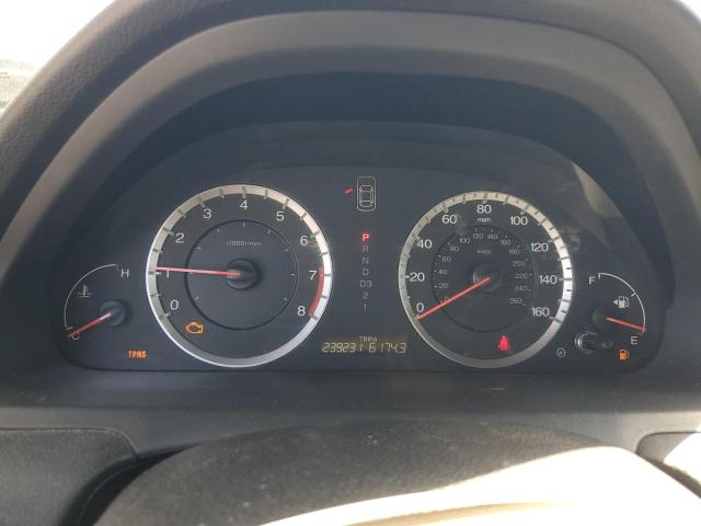 1HGCP36849A031610 - 2009 HONDA ACCORD EXL SILVER photo 9