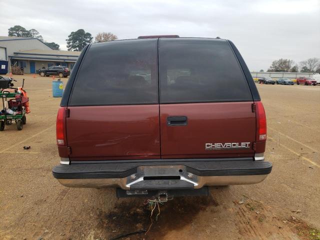 3GNEC16R0XG205792 - 1999 CHEVROLET SUBURBAN C1500 MAROON photo 6