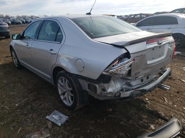 3FAHP0JA9BR232661 - 2011 FORD FUSION SEL SILVER photo 2