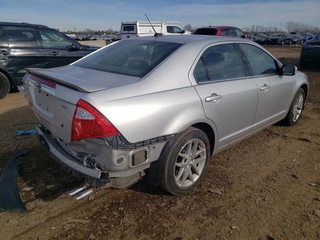 3FAHP0JA9BR232661 - 2011 FORD FUSION SEL SILVER photo 3