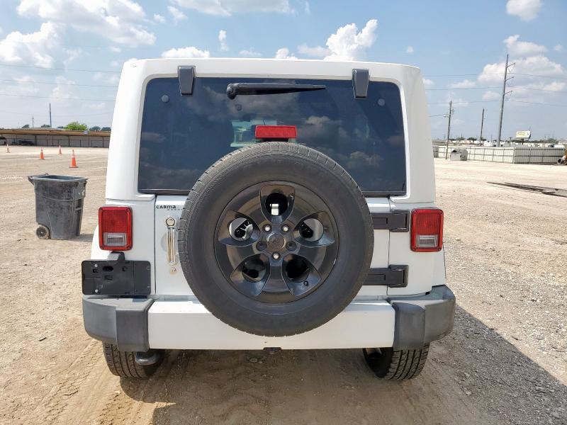 1C4BJWEG4GL114297 - 2016 JEEP WRANGLER U SAHARA WHITE photo 6
