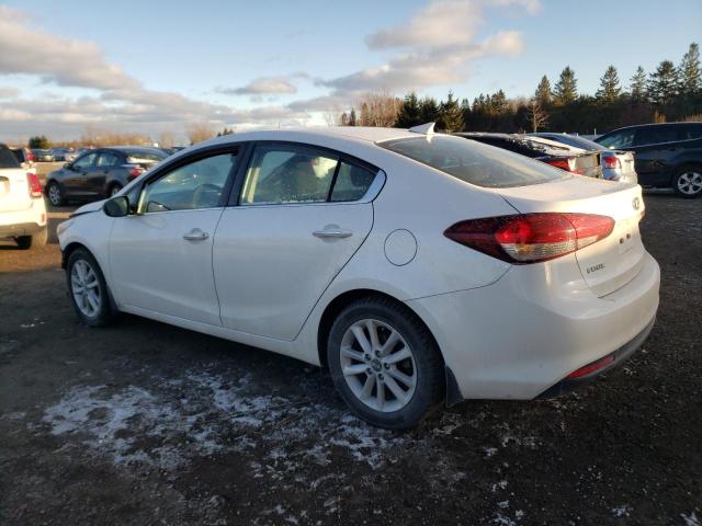 3KPFL4A81HE071109 - 2017 KIA FORTE EX WHITE photo 2