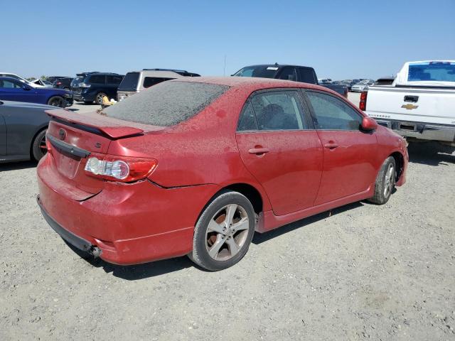 2T1BU4EEXCC807063 - 2012 TOYOTA COROLLA BASE წითელი ფოტო 3