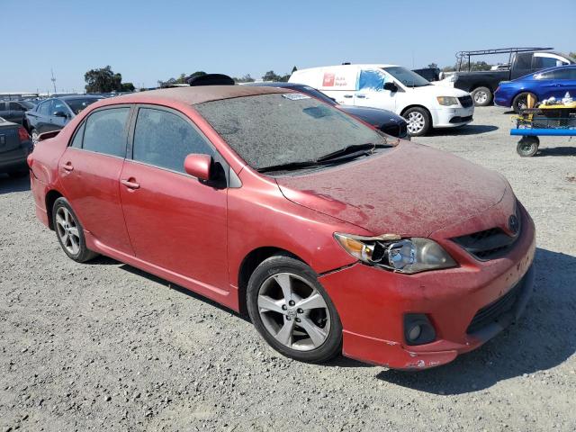 2T1BU4EEXCC807063 - 2012 TOYOTA COROLLA BASE წითელი ფოტო 4