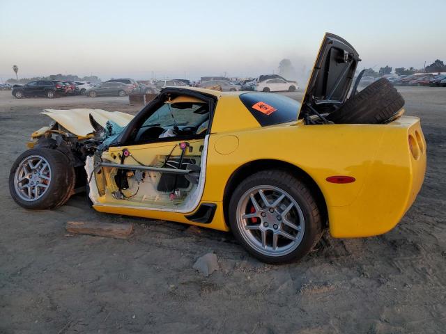 1G1YY12S425110984 - 2002 CHEVROLET CORVETTE Z06 YELLOW photo 2