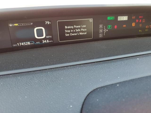 JTDKBRFU7J3585466 - 2018 TOYOTA PRIUS RED photo 9