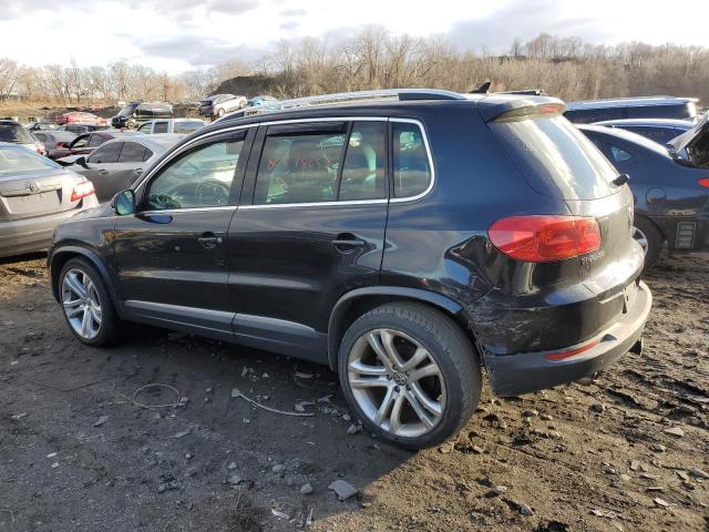 WVGBV7AX1CW585182 - 2012 VOLKSWAGEN TIGUAN S BLACK photo 2