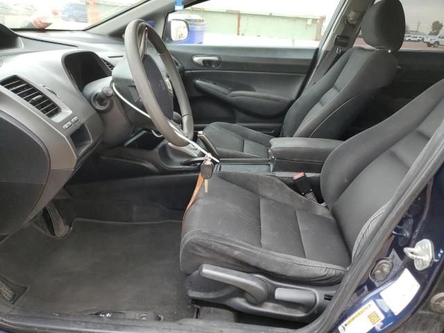 2HGFA1F60BH515380 - 2011 HONDA CIVIC LX-S BLUE photo 7