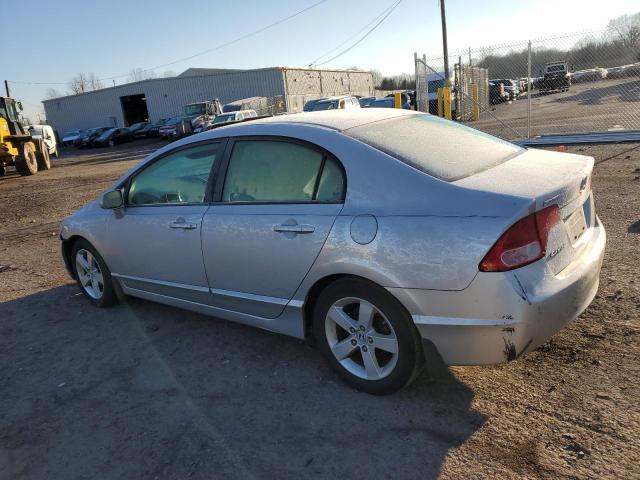 1HGFA16878L036354 - 2008 HONDA CIVIC EX SILVER photo 2